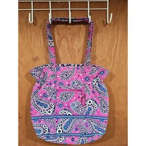 Vera Bradley Paisley‎ Meets Plaid Shoulder Bag